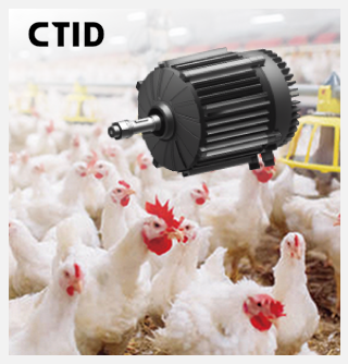 Intelligent poultry fan motors (PMSM)